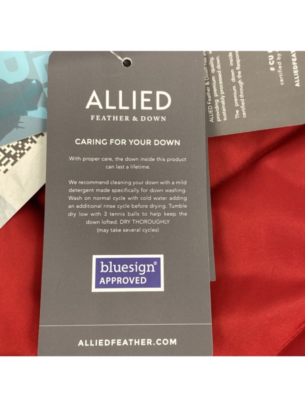 NEW Lands End Silver Premium Down 600 Filled RED Womens XS Coat *READ DESCRIPT* - Picture 6 of 15